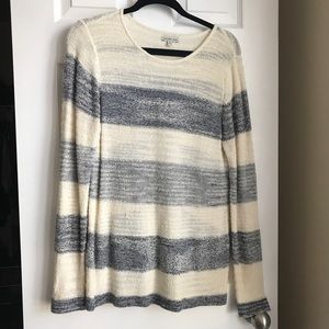 Calvin Klein knit sweater with sheer back. Size M